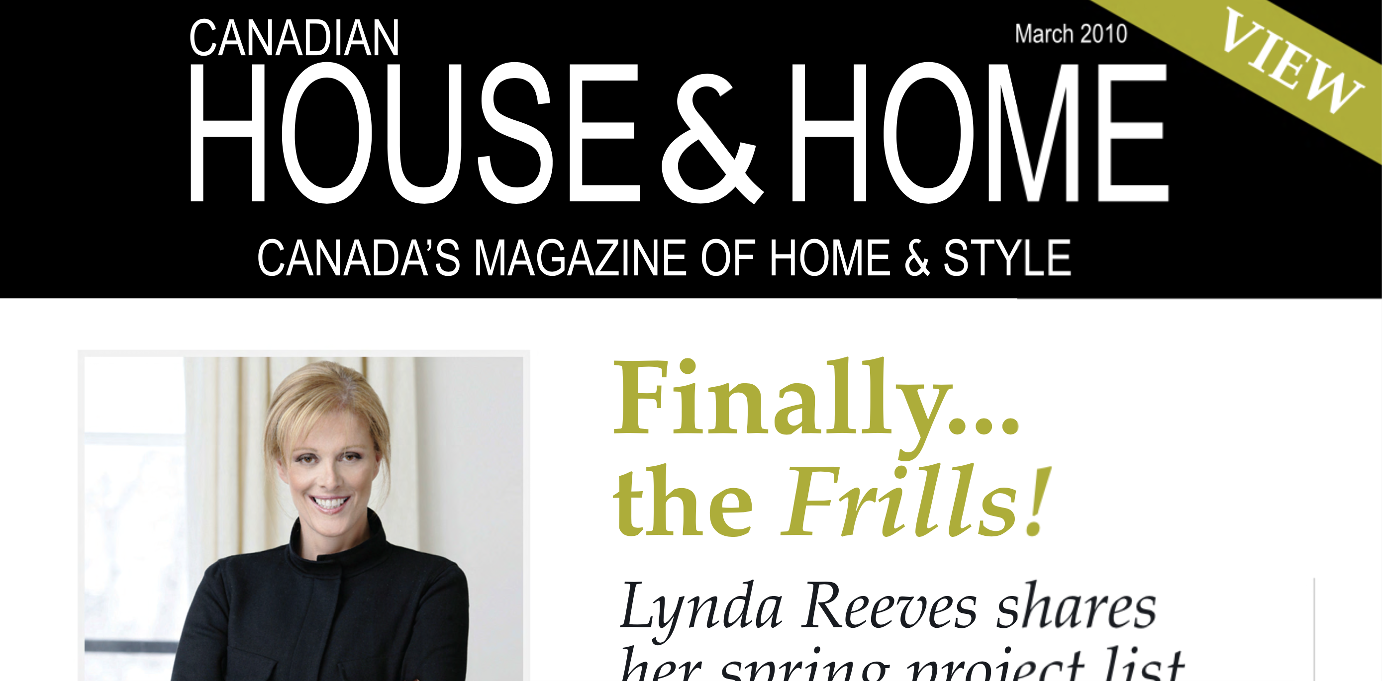 SaunaRay featured in House and Home Magazine
